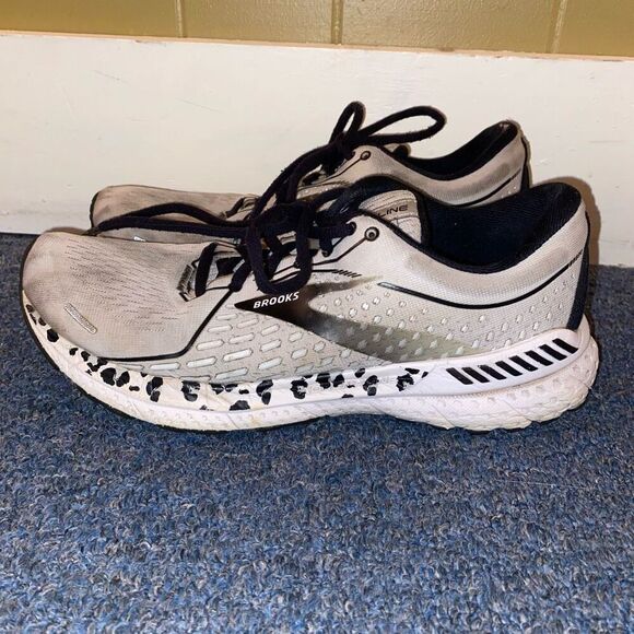Brooks Adrenaline Guide rails women 8.5 running shoes grey & black - Picture 1 of 11